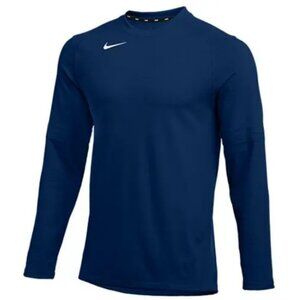 Nike Women’s Dri-FIT Pre-Game Long Sleeve Top Navy Blue XL